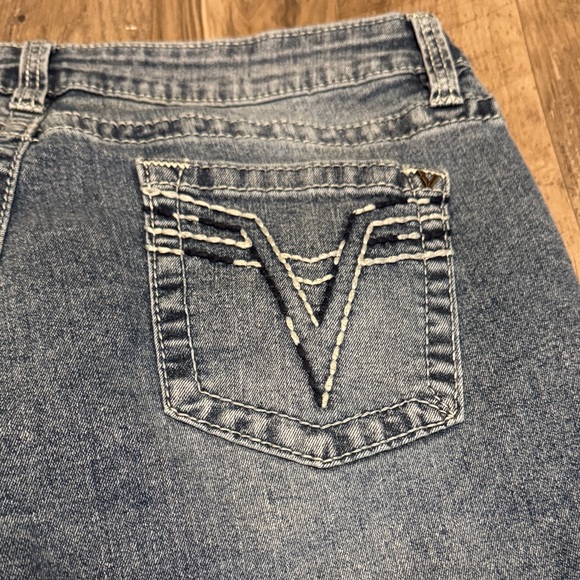 Vigoss ‘Marley Bootcut’ Women's Jeans in Blue w/Pocket Stitching - Size 15/32 - Picture 5 of 7